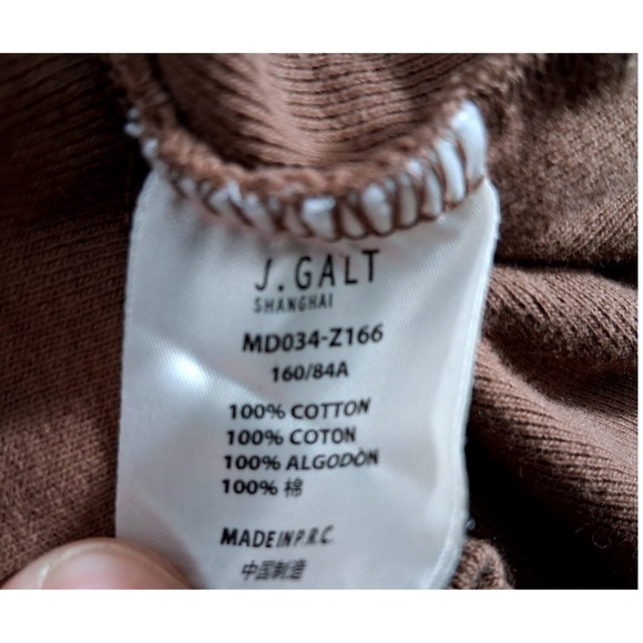 John Galt Brandy Melville Brown Little Switzerland Devil 8-Ball Baby Tee - Picture 7 of 8